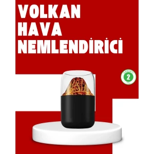 Volkanik Tasarımlı Led Işıklı Ultrasonik Nemlendirici