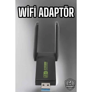 Wifi Adaptör Çift Bantlı Kablosuz Wifi Adaptörü
