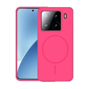 Xiaomi Mi 15 Pro Kılıf Jully Magsafe Kapak - Fuşya
