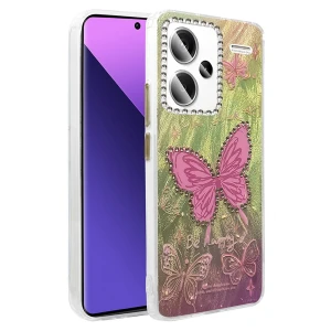 Xiaomi Redmi Note 13 Pro Plus Kılıf Blade Aynalı Desenli Kapak - Desen 5