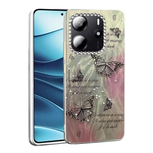 Xiaomi Redmi Note 14 4G Kılıf Blade Aynalı Desenli Kapak - Desen 6