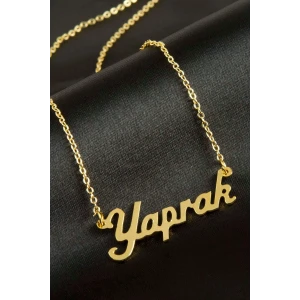 Yaprak isimli kolye (Kişiye Özel)