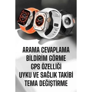 Yeni Nesil Akıllı Saat Adımsayar, Gps, Nabız Ölçer, Uyku Ve Sağlık Takibi