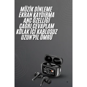 Yeni Nesil Pro Ekranlı Bluetooth Kulaklık 5.0 Bluetooth