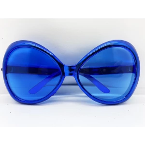 Yeşilçam Temalı Parti Gözlüğü Mavi Renk 7x16 cm (4887)