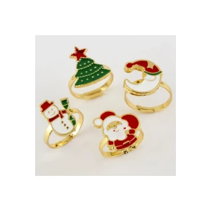 Yılbaşı Figürlü Eklem Yüzük