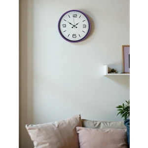 Zentime 36 Cm Mor Dekoratif Duvar Saati