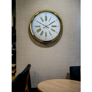 Zentime Royal Gold 40 Cm Metal Duvar Saati