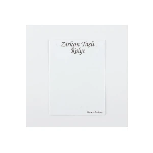 Zirkon Kolye Kartı