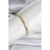 14K Gold Renk Kaplama Zincir Model CM Kadın Bileklik - TJ-BB8129