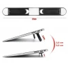 2 Kademeli Katlanabilir Ve Yapışkanlı Laptop Standı Siyah