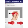 2li Avuç Içi Tornavida Seti Düz Yıldız