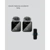 2in1 Kablosuz Yaka Mikrofonu İos Ve Android Uyumlu