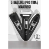 3 Başlıklı Profesyonel Tıraş Makinesi