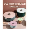 3lü Vakumlu Silikon Kapak Seti