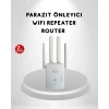 300mbps Wifi Menzil Genişletici 4 Antenli Wpa3 Güvenlikli Priz Tipi Repeater
