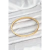 316L Çelik Gold Renk 65 mm İnce Kadın Kelepçe Bileklik