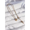ietaks™ 316L Çelik Gold Renk Kalp Model Love Kolye