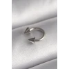 ietaks™ 316L Çelik Gümüş Renk Halka Çivi Model Kadın Piercing
