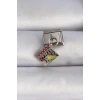 ietaks™ 316L Çelik Gümüş Renk Sallantı Defter Figür Nomination Charm