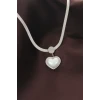316L Çelik İtalyan Zincir Kalp Kolye - TJ-BKO6207