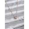 316L Çelik Zincir Gold Renk Charm Kadın Kolye