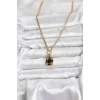 316L Çelik Zincir Gold Renk Vintage Model Kadın Kolye