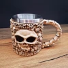 3D Tasarımlı İskelet Kupa Bardak