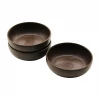 3pcs  Naturel Plastik Çerezlik  Çap: 10cm - Derinlik: 3cm