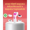 4 Başlıklı Kablosuz Şarjlı Epilasyon Cihazı