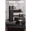 500 ml Kapasiteli Taşınabilir Basınçlı Termos Seti Günlük Kullanım için İdeal