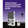 64 GB Retro Oyun Konsolu – Çoklu Emülatör Desteği, Linux Tabanlı Açık Sistem