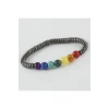 7li Doğaltaş Çakra Bileklik