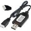 7.4V Li-ion SM-3P Soket Drone Bataryası USB Şarj Kablosu