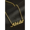 Abide isimli kolye (Kişiye Özel)