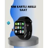 Adımsayar Ve Nabız Ölçerli Sım Kartlı Akıllı Saat