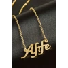 Afife isimli kolye (Kişiye Özel)