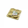 Ahşap Bambu 5pcs  Çerezlik - Lokumluk Kase Seti 22x22cm