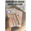 Akıllı Saat Adımsayar, Nabız Takibi ve GPS Destekli Kadınlara Özel