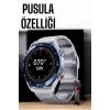 Akıllı Saat Yeni Nesil Bluetooth Bağlantılı Uyku ve Sağlık Takibi NFC ve GPS