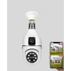 Ampul Tipi Wifi Kamera 2mp Lensli Full Hd Görüntü Ve Akıllı Hareket Algılama