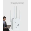 Antenli Wifi Repeater 300m2 Kapsama Alanı Wpa3 Güvenlikli