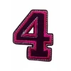 Aplike Ütü İle Yapışan 4  Rakamı  Arma 4x4 cm