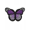 Aplike Ütü İle Yapışan Kelebek Mor Arma 7x5 cm