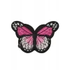 Aplike Ütü İle Yapışan Kelebek Pembe Arma 7x5 cm