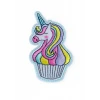 Aplike Ütü İle Yapışan Unicorn At Pembe Karışık Arma 5x3 cm
