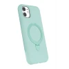 Apple iPhone 11 Regal Magsafe Standlı Kapak - Su Yeşili