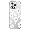 Apple iPhone 14 Pro Max Floral Magsafe Kapak - Beyaz