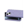 Apple iPhone 14 Regal Magsafe Standlı Kapak - Lila