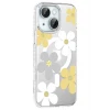 Apple iPhone 15 Floral Magsafe Kapak - Sarı